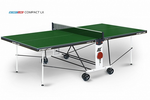 Теннисный стол START LINE COMPACT LX Green с сеткой  