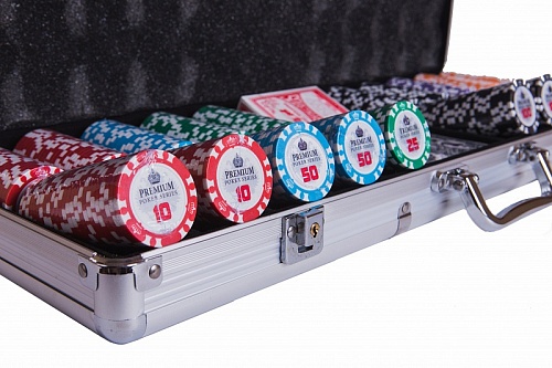 Набор для покера Premium Crown на 500 фишек