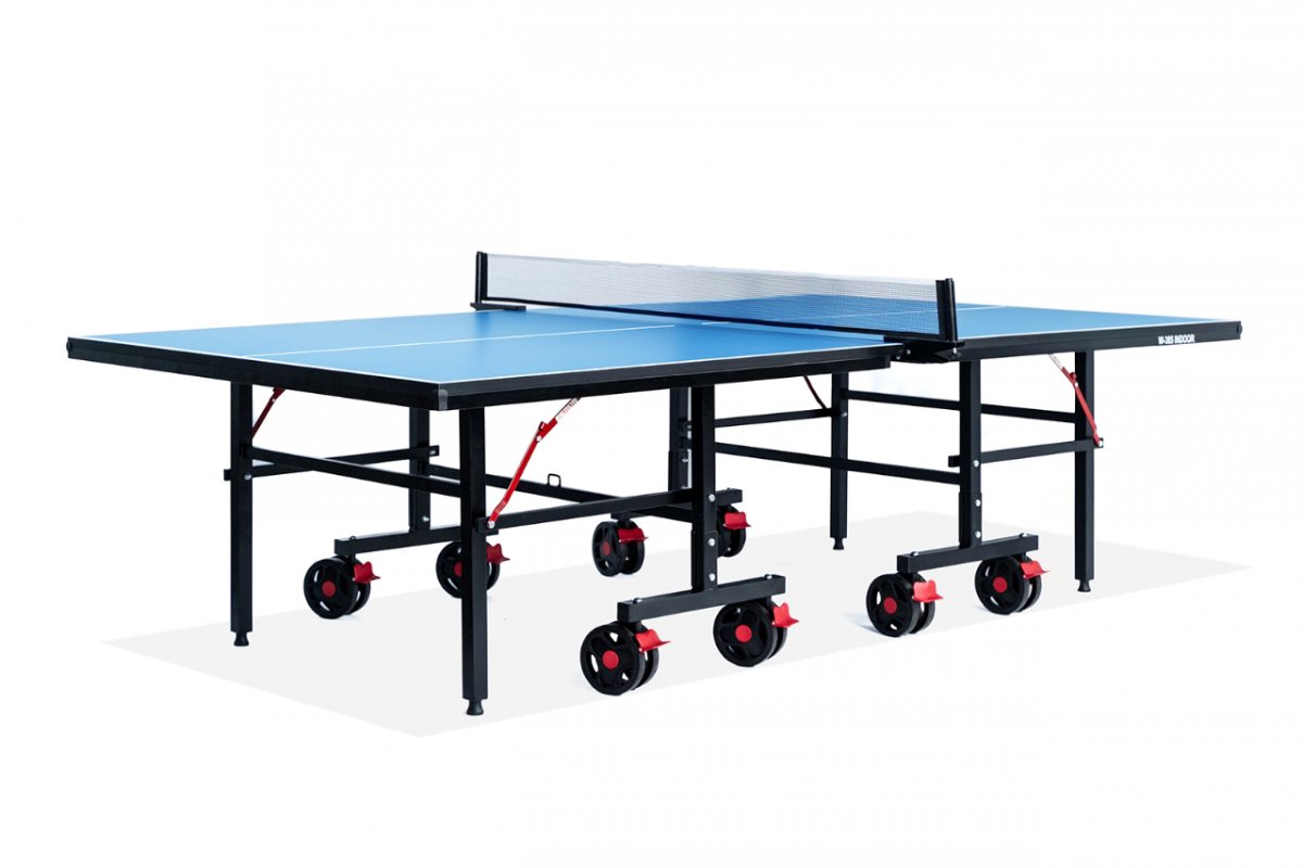 Теннисный стол складной для помещений W-385 Indoor (274 Х 152.5 Х 76 см ) с комплектом (сетка, 2 ракетки ,3 шарика )