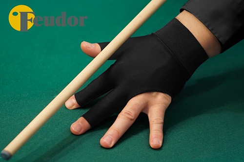 Перчатка бильярдная Feudor Sport black